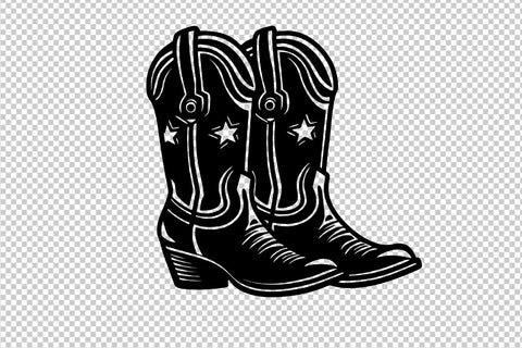 Women's western boots 6, SVG file SVG Boertiek 
