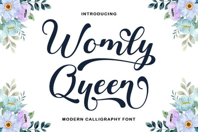 Womly Queen Font WsStudio 
