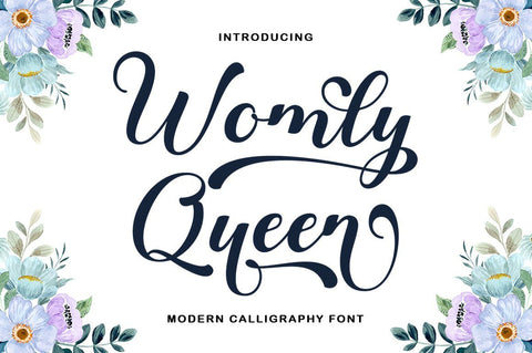 Womly Queen Font WsStudio 