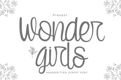 Wonder Girls Font JH-CreativeFont 