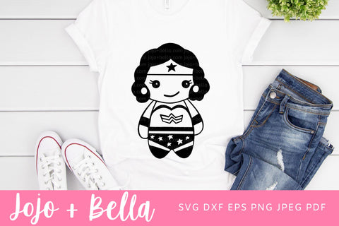 Wonder Woman Svg, Baby Womer Woman SVG, Super Hero Cricut Cut File, Wonder Woman SVG Files, Independent Woman SVG SVG Jojo&Bella 