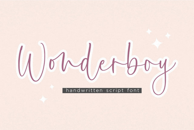 Wonderboy Font Aestherica Studio 