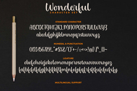 Wonderful Font love script 