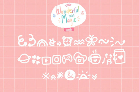 Wonderful Magic Font Dm Letter Studio 