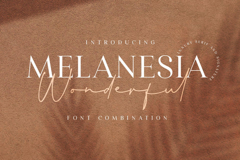 Wonderful Melanesia - Font Duo Font Arterfak Project 