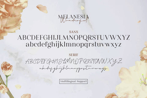 Wonderful Melanesia - Font Duo Font Arterfak Project 