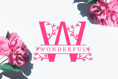 Wonderful Monogram Font LetterdayStudio 