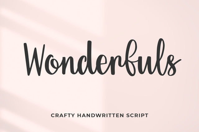 Wonderfuls Font Abo Daniel Studio 