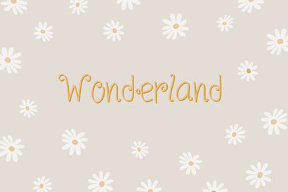 Wonderland - Cute Display Font Font ChiraaDesign 
