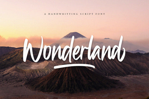 Wonderland - Handwritting Font Font Alpaprana Studio 