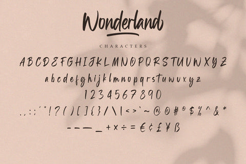 Wonderland - Handwritting Font Font Alpaprana Studio 