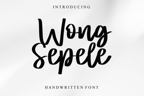 Wong Sepele Font Afandi Studio 