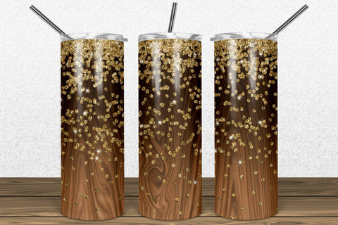 Wood 2oz Skinny Tumbler Sublimation Sublimation Marlene Campos 