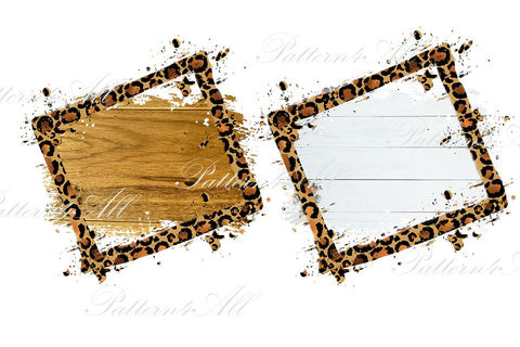 Wood Background Digital Sublimation,Leopard Frame,Label patches,Distressed Background,Sublimation Backsplash,Grunge Splash,PNG Wood Plank Sublimation ArtStudio 