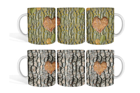 Wood Bark Mug Sublimation Sublimation SvgOcean 