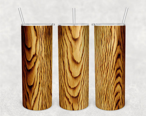 Wood Grain Tumbler Wraps Bundle, 20 Oz Skinny Tumbler Wood Sublimation Designs, Seamless Wood Texture PNG, 5 Designs Sublimation HappyDesignStudio 