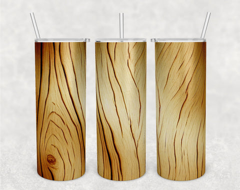 Wood Grain Tumbler Wraps Bundle, 20 Oz Skinny Tumbler Wood Sublimation Designs, Seamless Wood Texture PNG, 5 Designs Sublimation HappyDesignStudio 