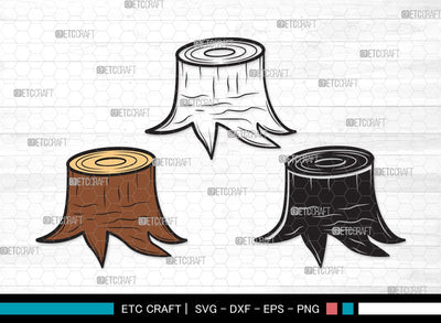 Wood Log SVG Cut File | Wood Svg | Tree log Svg | Tree Rings Svg | Growth Rings Svg | Wood Log Clipart SVG ETC Craft 