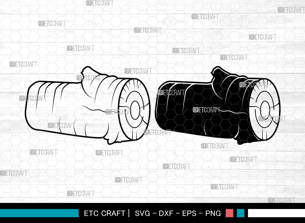 Rustic Log Svg Vector Wood Log SVG, Woodcutting svg, Wood Slice Svg, Tree Slice Svg, Lumber ...