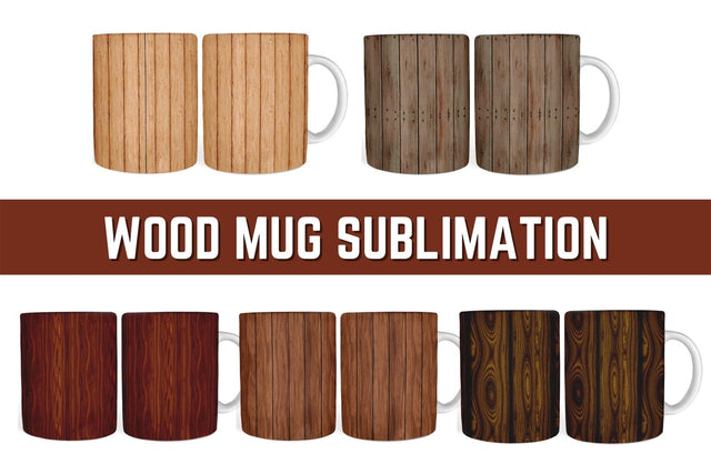 Wood Mug Sublimation Sublimation SvgOcean 