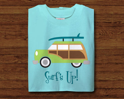 Wood Paneled Surf Wagon SVG Designed by Geeks 
