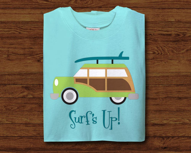Wood Paneled Surf Wagon SVG Designed by Geeks 