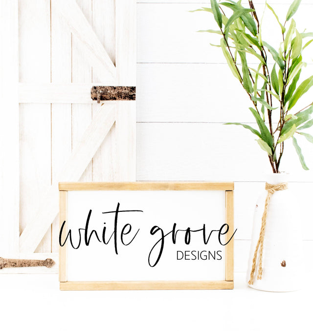 Wood Sign Mockup 9x14 | Farmhouse Sign Mock Up Mock Up Photo White Grove Designs 