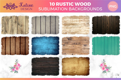 Wood sublimation background bundle Png Distressed Background Sublimation Designs for crafting and sublimation printing Sublimation KatineDesign 