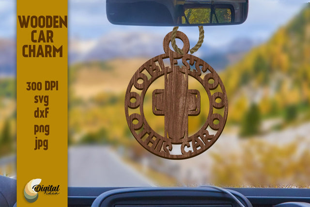 Wooden Keychain. Charms Laser. Wooden Car Charms Laser Cut SVG Evgenyia Guschina 