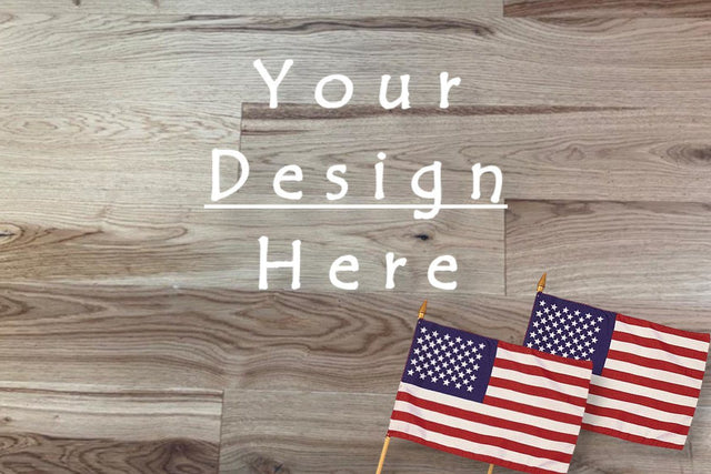 Wooden Mockup, Wood, American Flag Mock Up Photo ArtStudio 