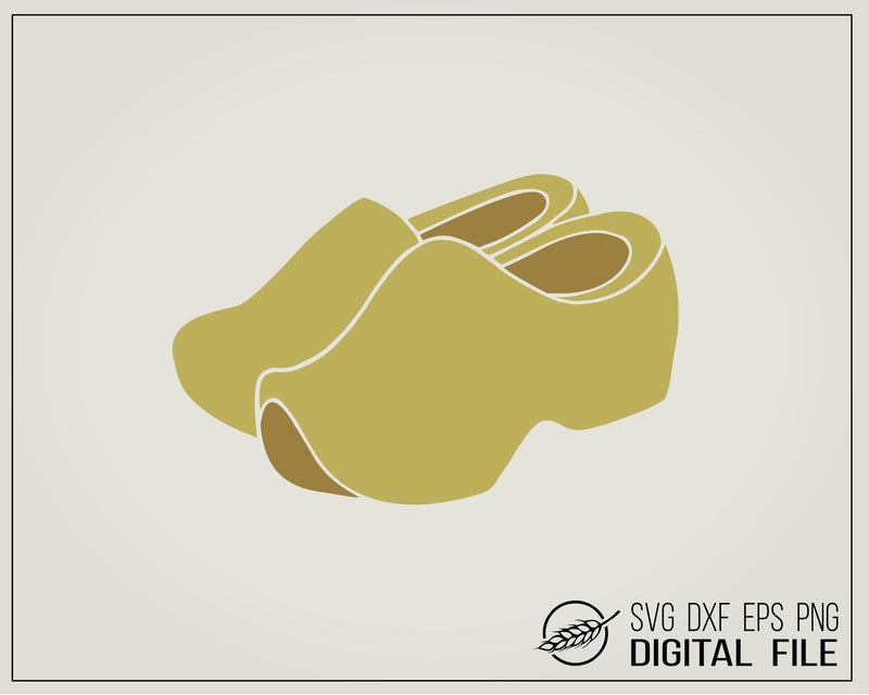 Wooden shoes SVG Boertiek 