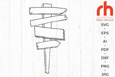 Wooden sign svg - Vintage sign svg - Old sign svg SVG RedHelgaArt 