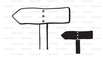 Wooden signboard SVG TribaliumArtSF 