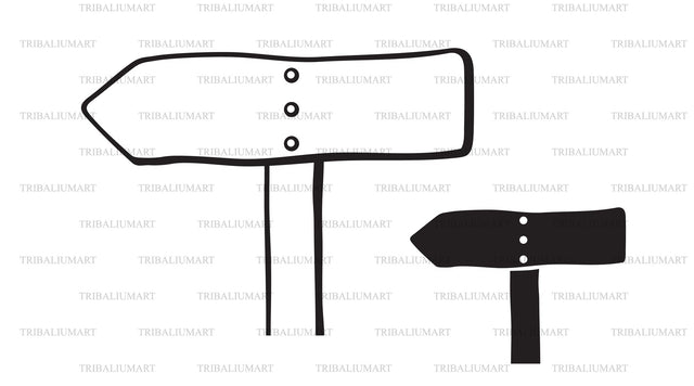 Wooden signboard SVG TribaliumArtSF 