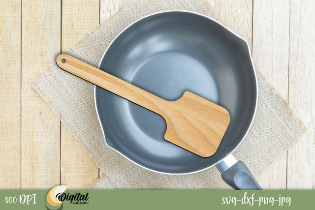 Wooden Spatula Laser Cut. Home Kitchen Decor Laser Cut. SVG Evgenyia Guschina 