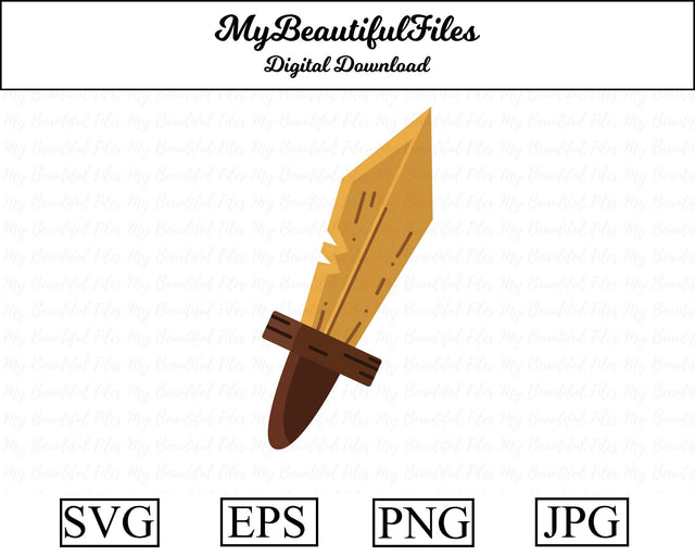 wooden sword - pirates SVG MyBeautifulFiles 
