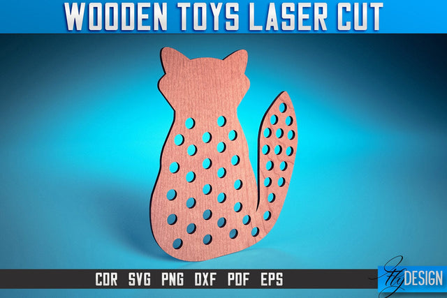 Wooden Toys Laser Cut SVG | Toys Laser Cut SVG Design | CNC Files SVG Fly Design 