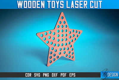 Wooden Toys Laser Cut SVG | Toys Laser Cut SVG Design | CNC Files SVG Fly Design 