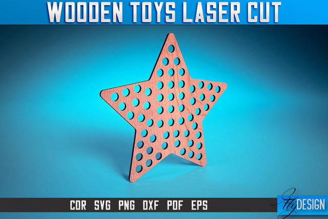 Wooden Toys Laser Cut SVG | Toys Laser Cut SVG Design | CNC Files SVG Fly Design 