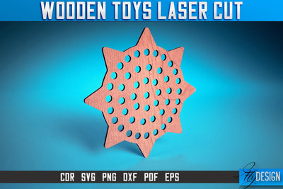 Wooden Toys Laser Cut SVG | Toys Laser Cut SVG Design | CNC Files SVG Fly Design 