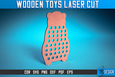 Wooden Toys Laser Cut SVG | Toys Laser Cut SVG Design | CNC Files SVG Fly Design 