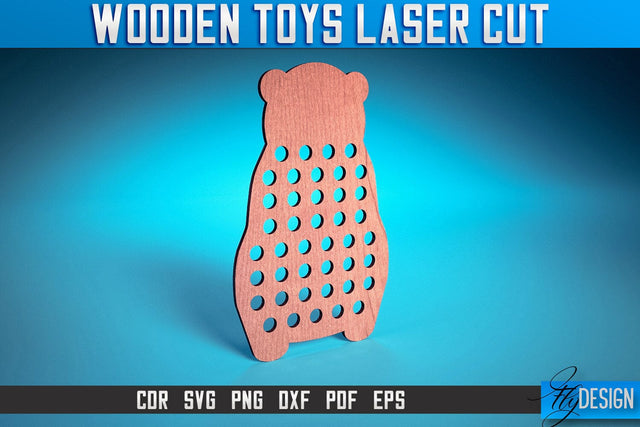 Wooden Toys Laser Cut SVG | Toys Laser Cut SVG Design | CNC Files SVG Fly Design 