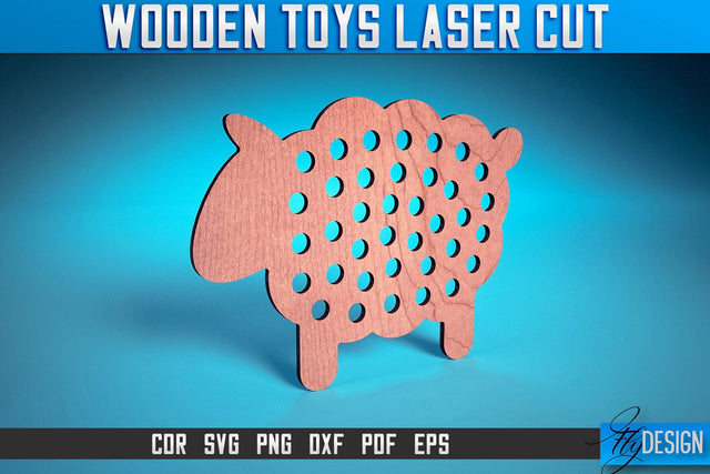 Wooden Toys Laser Cut SVG | Toys Laser Cut SVG Design | CNC Files SVG Fly Design 