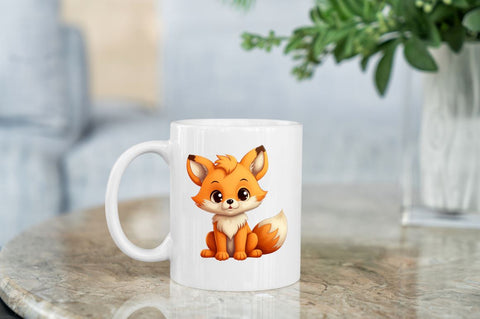 Woodland Baby Animals clipart bundle Sublimation Regulrcrative 