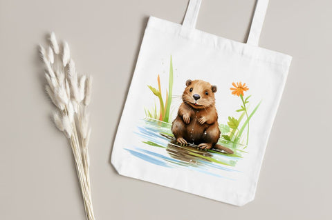 Woodland Baby Animals clipart bundle Sublimation Regulrcrative 