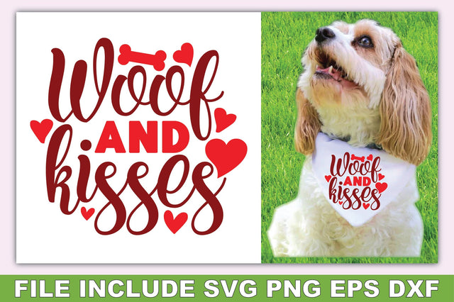 Woof And Kisses SVG Ariyan 