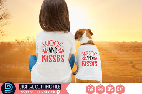 Woof and kisses SVG SVG DESIGNISTIC 