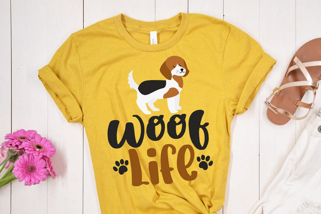 Woof Life SVG Funny Pets SVG dapiyupi store 