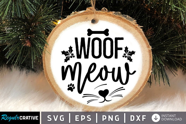 Woof meow SVg Design SVG Regulrcrative 