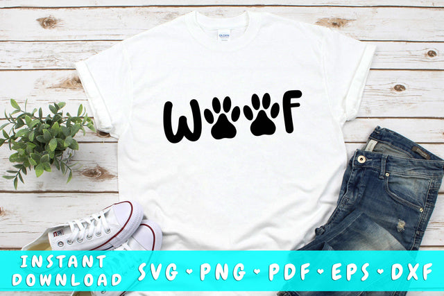 Woof SVG SVG HappyDesignStudio 